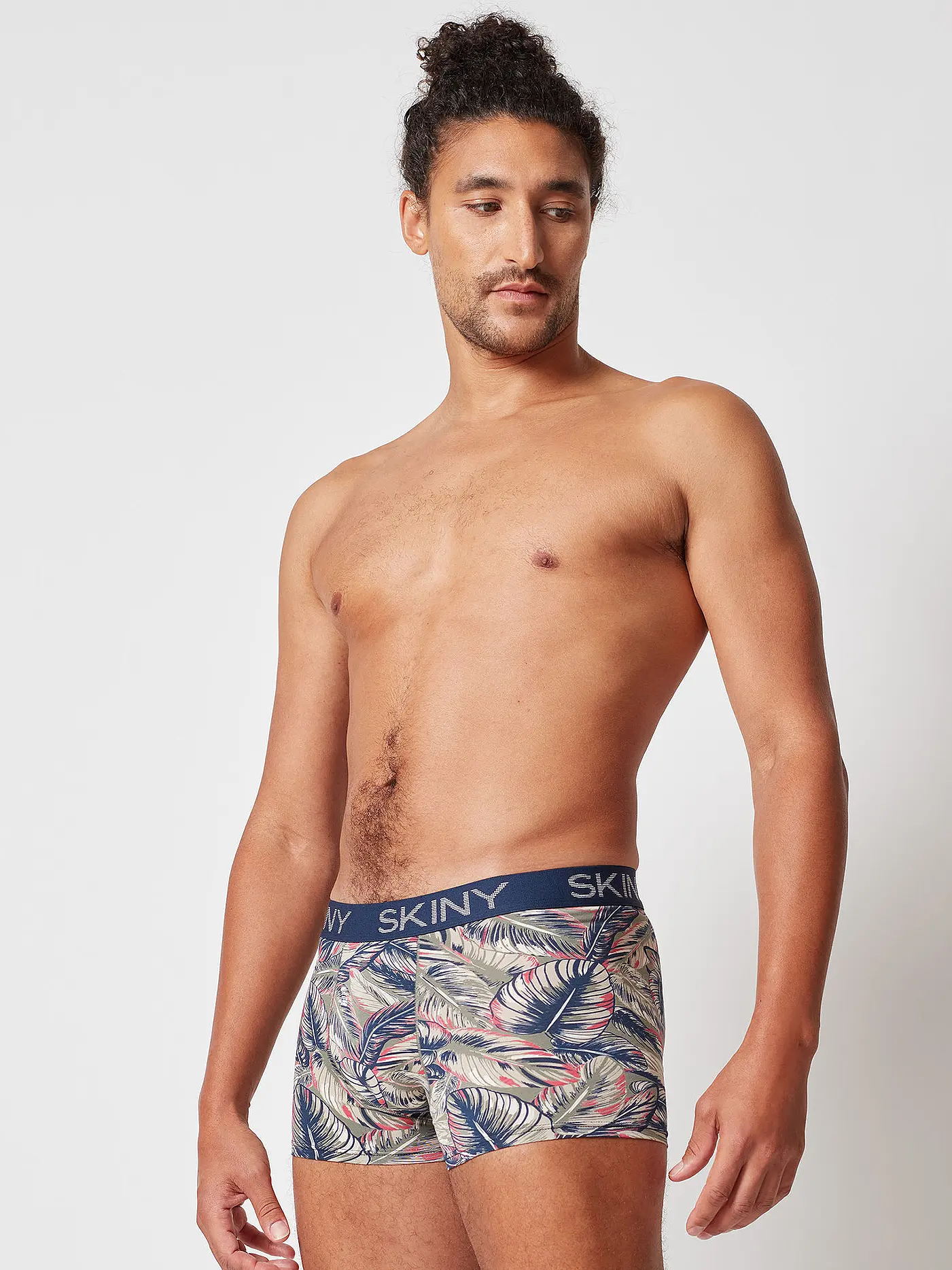 SKINY | Pants 2er Pkg. ivory spots selection | blau